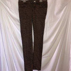Pacsun Bullhead High Waisted Cheetah Print Jeans